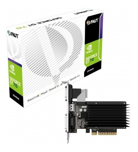 Tarjeta Video Palit Nvidia Gt710 Hdmi Dvi Vga + Bajo Perfil