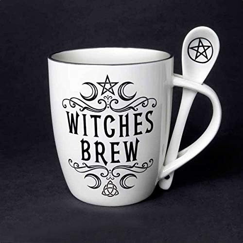 Juego De Tazas Y Cucharas De Cerámica Witches Brew De Pacifi