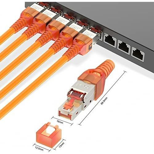 Conector Rj45 Cat7 Sin Herramientas Leenue Toolless Rj45 Ter