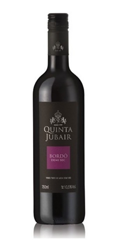 Vinho Tinto Demi-sec Bordô 750ml - Quinta Jubair