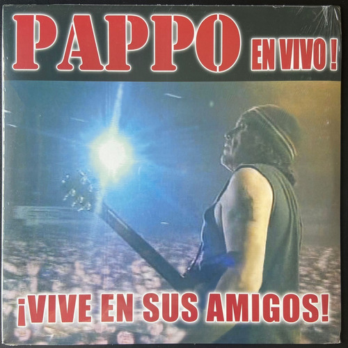 Vinilo Pappo  En Vivo! ¡vive En Sus Amigos! Nuevo Che Discos