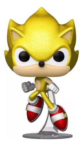 Funko Pop Super Sonic #923 Aaa Chase Anime The Hedgehog