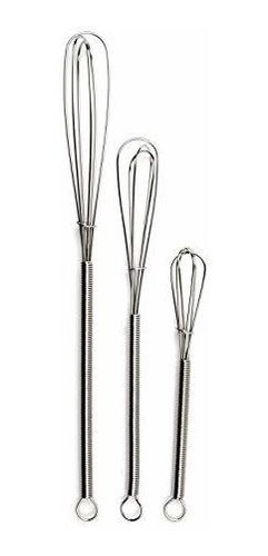 Rsvp Endurance 18/8 Stainless Steel Mini Whisks, Set Of 3