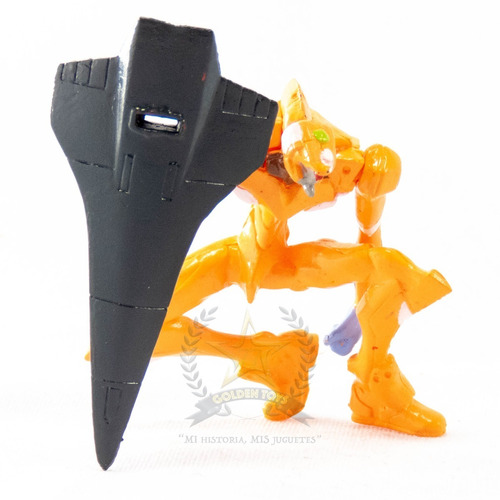 Evangelion Neon Genesis Gashapon Eva 02 Naranja  Golden Toys