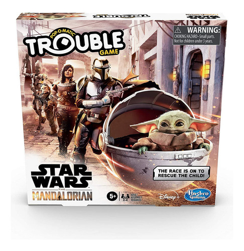Hasbro Gaming Trouble: Star Wars The Mandalorian Edition Jue