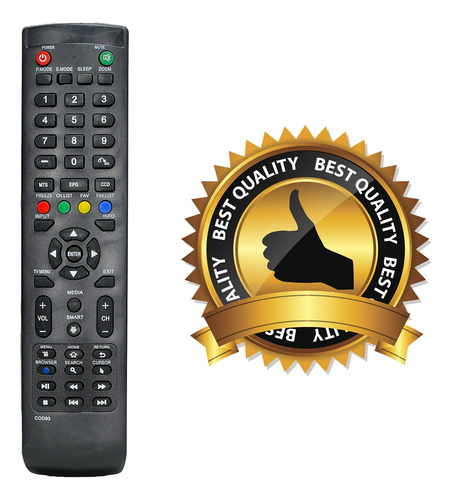 Control Para Cobia Smart Tv Android Media Cledtv5514sm