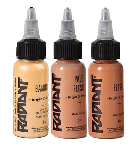 Tinta Profesional Radiant Tonos Flesh Camuflage Estrias