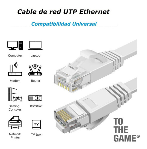 Cable Red - 10 Metros - Skyway Utp Internet Router Tv Pc