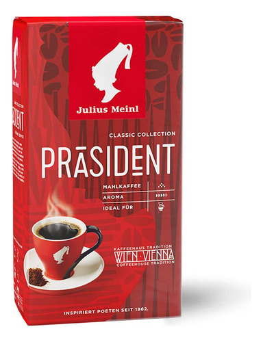 Julius Meinl President Cafe Molido Tostado Medio 500gr/17.6