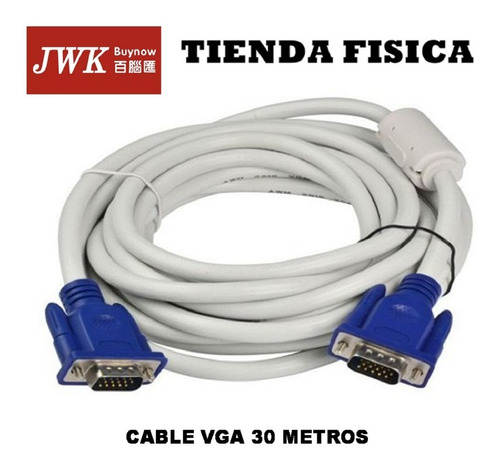 Cable De Video Vga 30 Metros Jqb High Quality Jwk