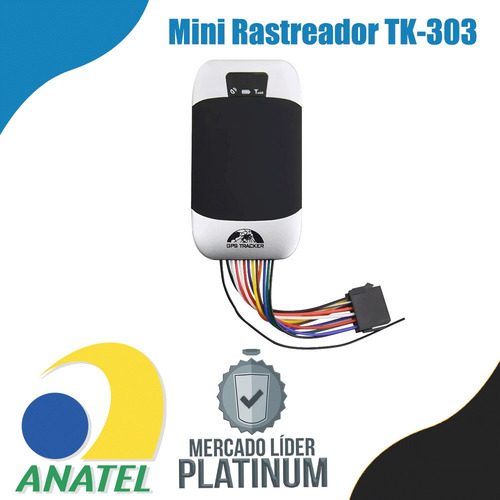 Rastreador Gps Moto Carro Bloqueador Veicular Tk-303g