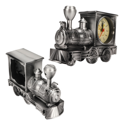 Reloj Despertador Decorativo, Estilo Tren Con Pilas, Estilo