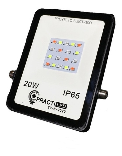 Reflector Proyector Led Rgb 20w Control Remoto Exterior