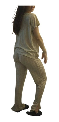 Imagen 3 de 8 de Pijama Alondra Jelue Dama Morley De Algodon Liviano Verano
