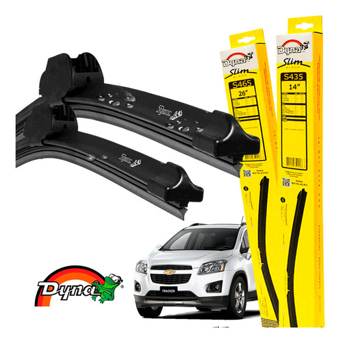 Kit Limpador Parabrisa Original Gm Tracker 2014 A 2020 Dyna