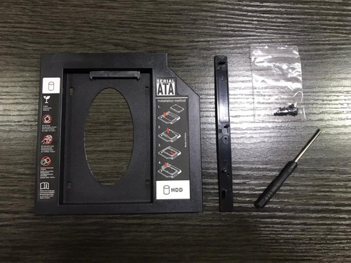 Imagen 7 de 10 de Caddy Adaptador Disco Duro Sata 12.7mm Para Laptop