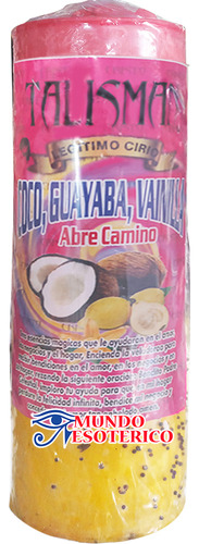 Velón Abre Camino - Coco Guayaba Vainilla Quita Bloqueos