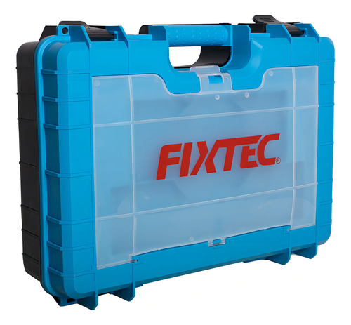 Furadeira Eletrica Sem Fio Com Kit 221pcs - Fixtec Cor Azul