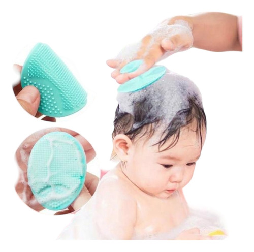 Esponja Cepillo De Baño Suave Pies A Cabeza Para Bebe 2 Pack