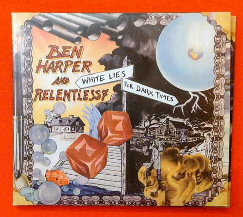 Cd Ben Harper And Relentless7 White Lies For Dark Times Dig