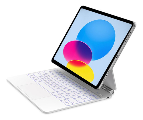 Funda Con Teclado Mágico Para iPad 10th / 11th Con Ñ