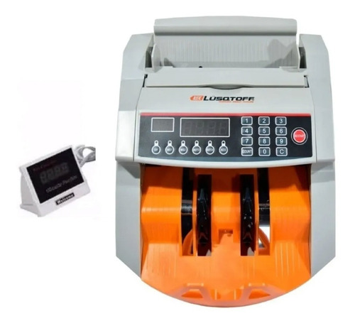 Imagen 2 de 8 de Contadora De Billetes Plata 80w 1000pc/min Lusqtoff Cdbl50-7