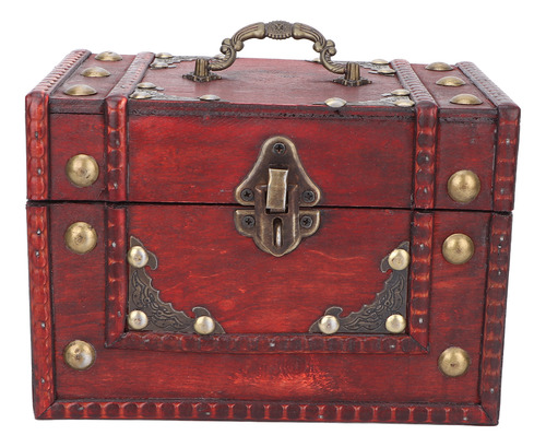 Pequeño Almacén De Joyas Vintage De Madera, Multiusos
