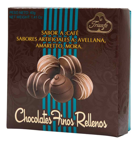 Chocolate Triunfo Rellenos Finos X 40g