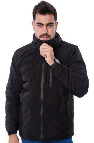 Imagen 1 de 7 de Campera Parka Hombre Impermeable Importada Capucha Premium