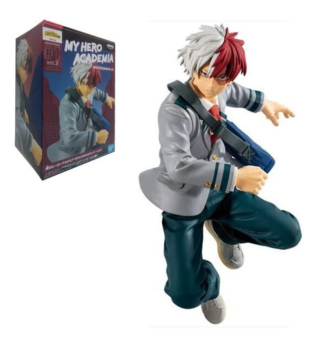 Figura Shoto Todoroki Banpresto Bravegraph My Hero Academy