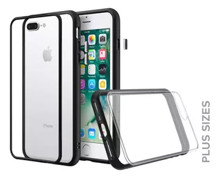 Funda Para iPhone 7/8 Plus - Transparente/negra Rhinoshield