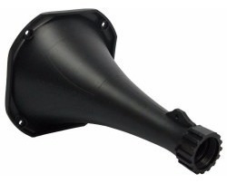 Kit 10 Pçs Corneta Redonda Fiamon Lc 1425 Longa Preta*