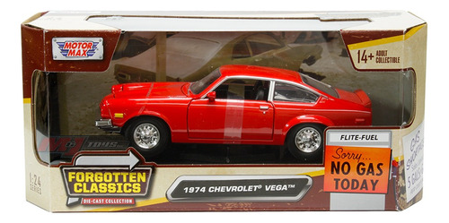 1/24 1974 Chevrolet Vega Gt Rojo Forgotten Classics Motormax