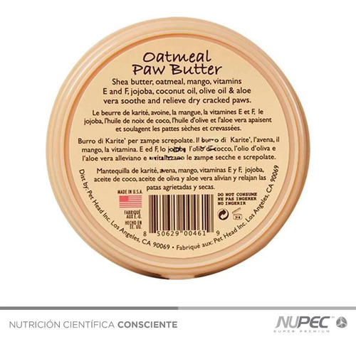 Imagen 3 de 4 de Crema Para Almohadillas Oatmeal Natural