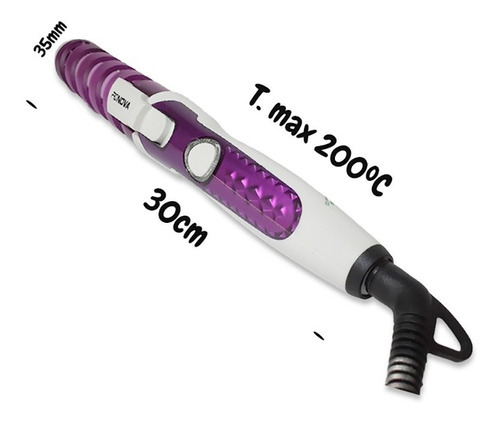 Ondulador Eléctrico Para Cabello Rizos Pinza Encrespadora Voltaje