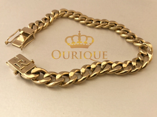 Pulseira Ouro 18k 750 Grumet Tradicional Elos 1x1 Promoção