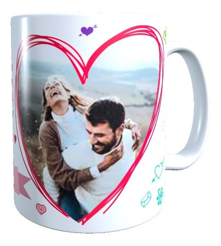 Taza Personalizada Con Foto Regalo Dia San Valentin Te Amo