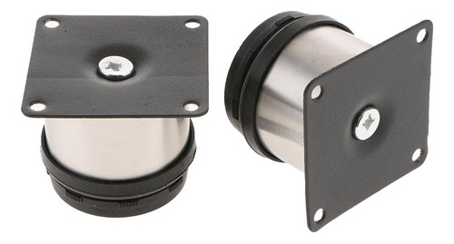 4x Muebles Pies Pequeña Sala Metal Patas De Piezaza 6cm