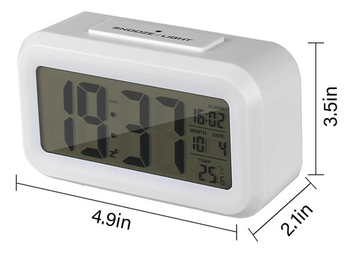 Reloj Despertador Con Números,reloj Inteligente Digital Led