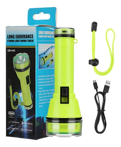 comprar Luz De Buceo Linterna De Buceo Recargable Linterna Subacuáti