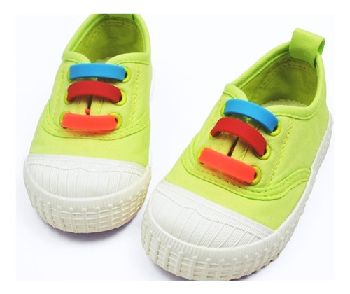 32 Piezas De Cordones De Silicona Elásticos Sin Cordones