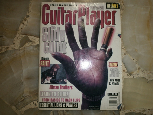 Revista Guitar Player Americana August 1994 Slide Guide Usa