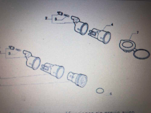 Imagen 9 de 10 de Tapón Encendedor Fiat Punto Strada Fiorino Línea Original