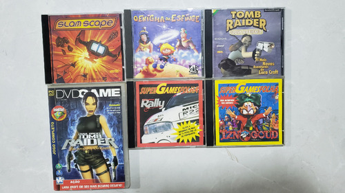 Lote De Jogos Para Pc - Tomb Raider, Gustavinho, Slam Scape