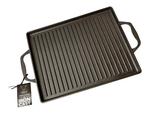 Plancha Churrasquera Con Azas Wayu Hierro 44x28 Parrilla