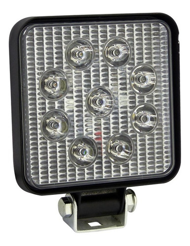 Neblinero 9 Leds 27w 12/24v Cuadrado Slim