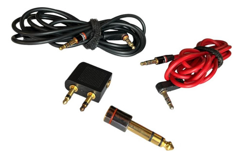 Kit Cables Audio Compatible Auriculares Monster Beats 4.1 Ft (Usado)
