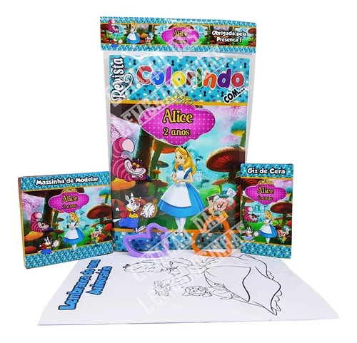 25 Kits Livro De Colorir Com Giz De Cera + Massinha E Moldes