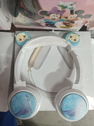 Audífono Diadema Bluetooth Infantil Frozen Elsa Niñas Y Adul