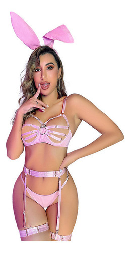 Set De Liguero Hueco Con Forma De Corsé Sexy Con Forma De Co